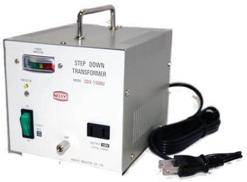 SDX-1500Ｕ変圧器／AC110V・120V地域用／ダウントランス of 海外生活市場